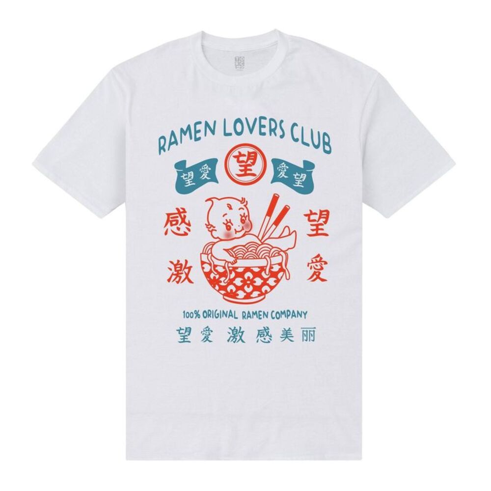 TORC Unisex Adult Ramen Lovers Club Baby T-Shirt / White